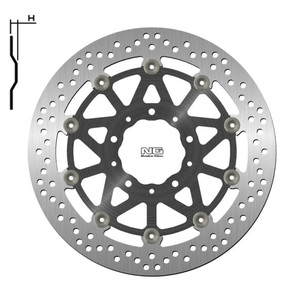 NG BRAKES Floating brake disc - 1633G