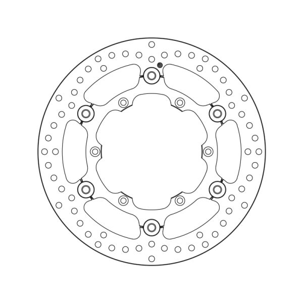 BREMBO Serie Oro Floating Brake Disc - 78B40848