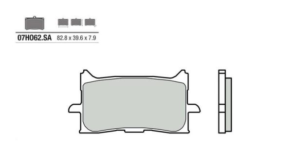 BREMBO Street Sintered Metal Brake pads - 07HO62SA