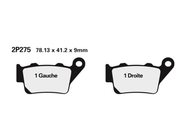 NISSIN Street /Off-Road Sintered Metal Brake pads - 2P-275ST-MX