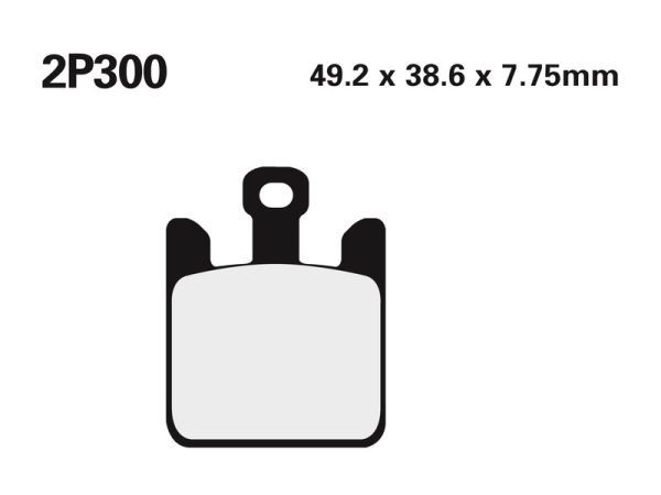 NISSIN Street /Off-Road Sintered Metal Brake pads - 2P-300ST