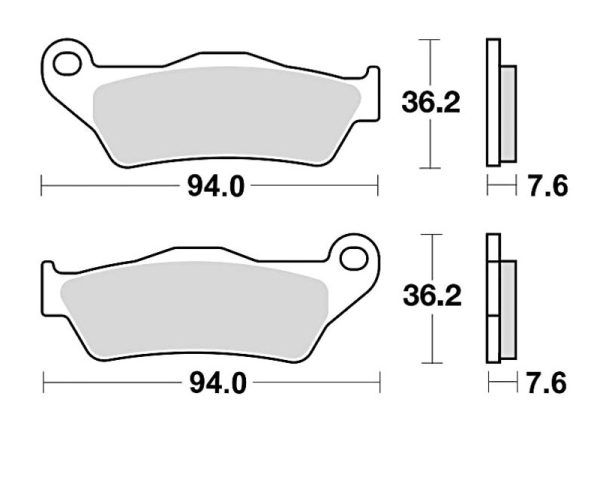 BRAKING Off-Road/ATV Sintered Metal Brake pads - 746CM44