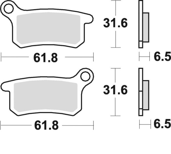 BRAKING Off-Road/ATV Sintered Metal Brake pads - 873CM44