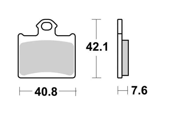 BRAKING Off-Road/ATV Sintered Metal Brake pads - 949CM44