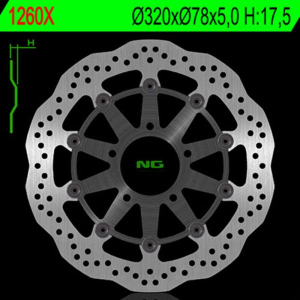 NG BRAKES Petal Floating - 1260XG