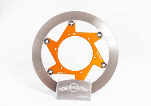 BERINGER Aeronal Stainless Steel Floating Brake Disc - Orange KT6LGOMMI