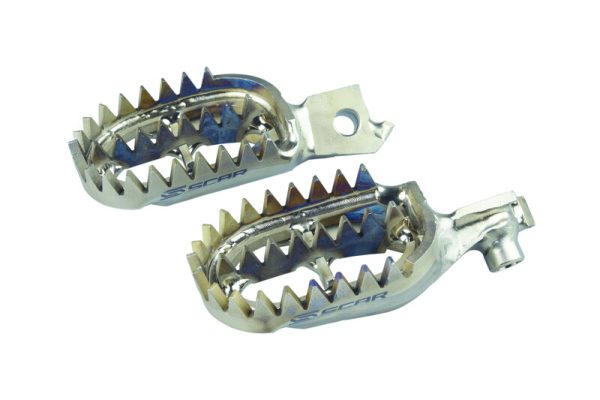 SCAR Titanium Footpegs gripper Suzuki RM-Z250