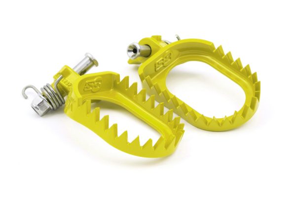 S3 Punk Footrests Steel Yellow Sherco