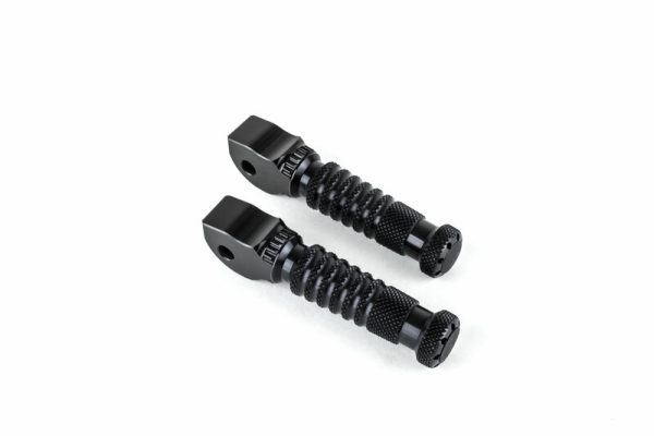 GILLES TOOLING Sport Passenger Footpegs Black