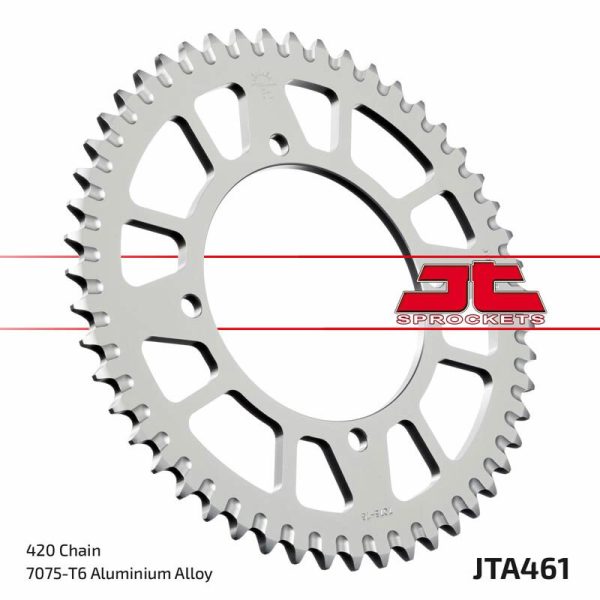 JT SPROCKETS Aluminium Ultra-Light Self-Cleaning Rear Sprocket 461 - 420