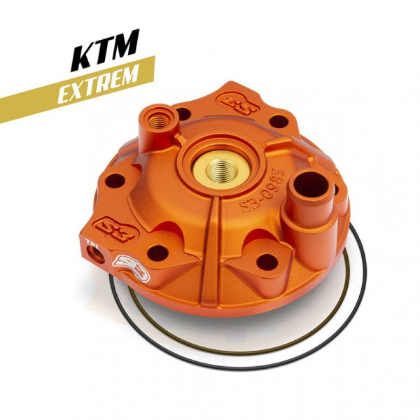 S3 Power Cylinder Head & Insert Kit High Compression - Orange KTM/Husqvarna