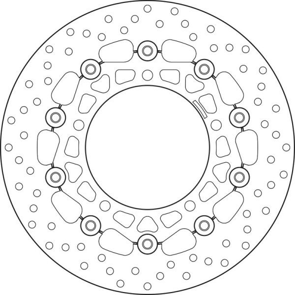 BREMBO Oro Floating Brake Disc - 78B40829