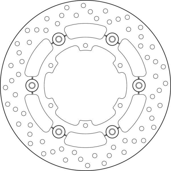 BREMBO Oro Floating Brake Disc - 78B40833