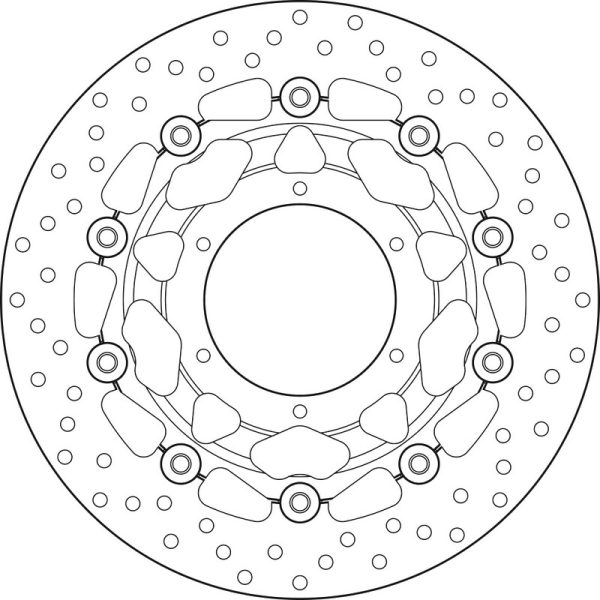 BREMBO Oro Floating Brake Disc - 78B40838