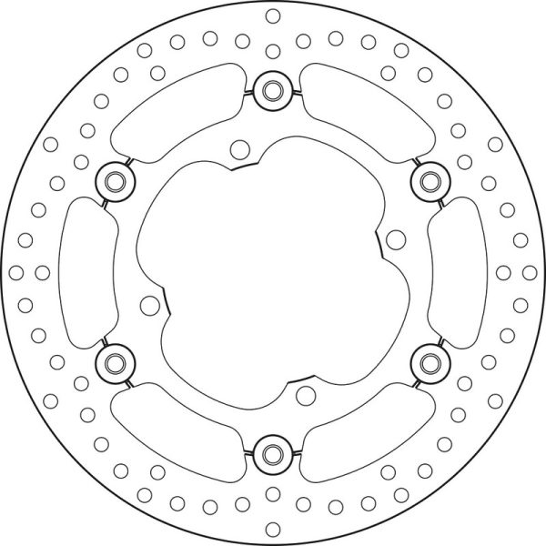 BREMBO Oro Floating Brake Disc - 78B40844