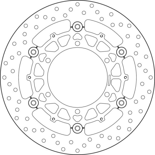 BREMBO Oro Floating Brake Disc - 78B40846