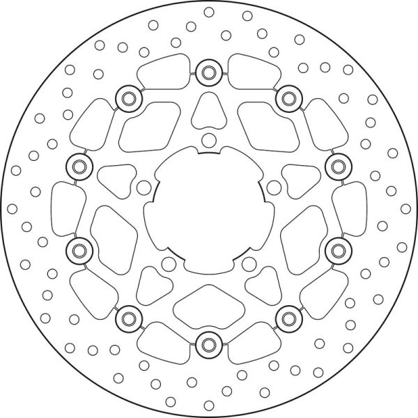 BREMBO Oro Floating Brake Disc - 78B40847