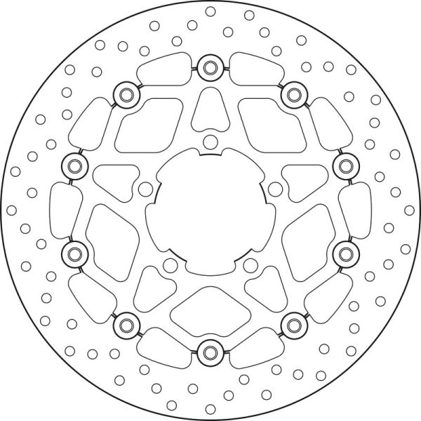 BREMBO Oro Floating Brake Disc - 78B40869