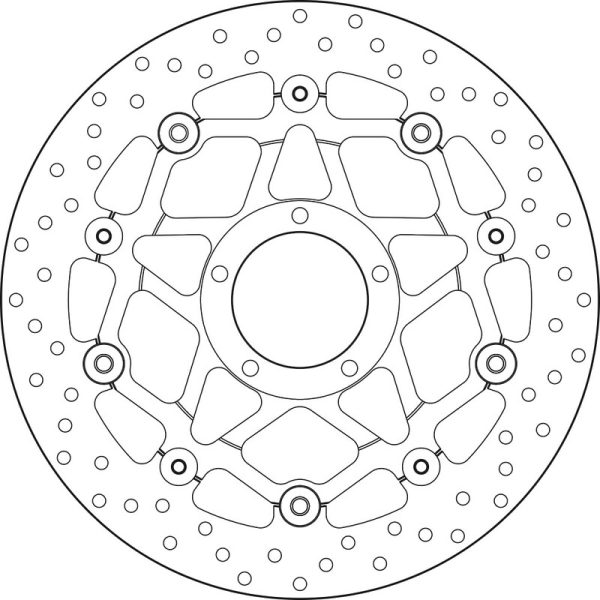 BREMBO Oro Floating Brake Disc - 78B40886