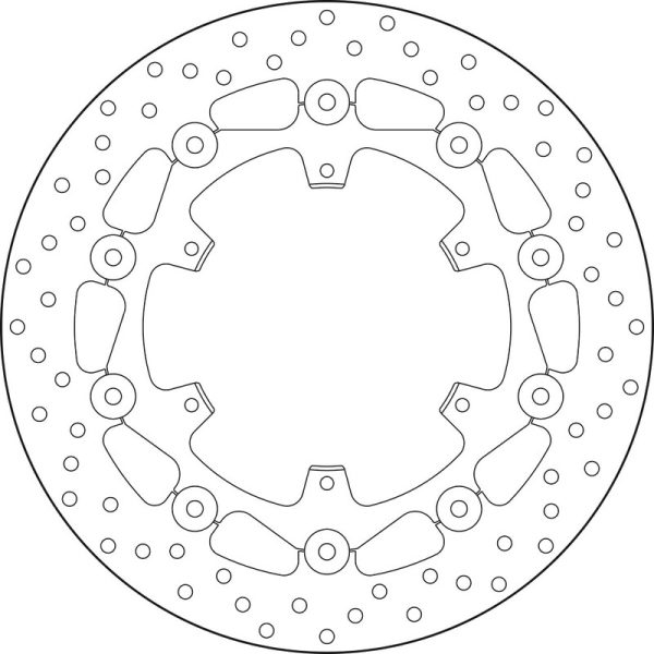 BREMBO Oro Floating Brake Disc - 78B40887