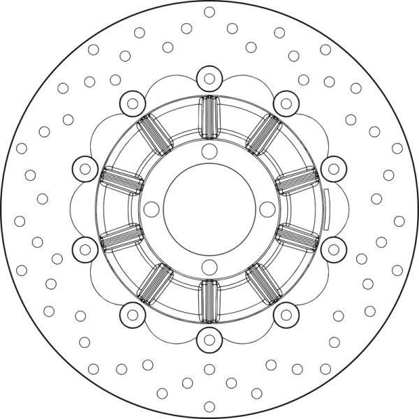 BREMBO Oro Floating Brake Disc - 78B40892