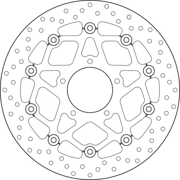 BREMBO Oro Floating Brake Disc - 78B40893