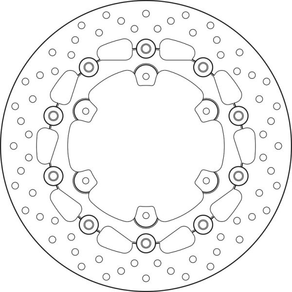 BREMBO Oro Semi-Floating Brake Disc - 78B408A5