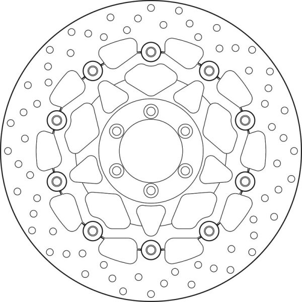 BREMBO Oro Semi-Floating Brake Disc - 78B408A7