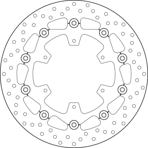 BREMBO Oro Semi-Floating Brake Disc - 78B408A8