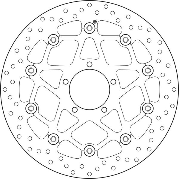 BREMBO Ducati Scrambler Floating Brake Disc - 78B408B3