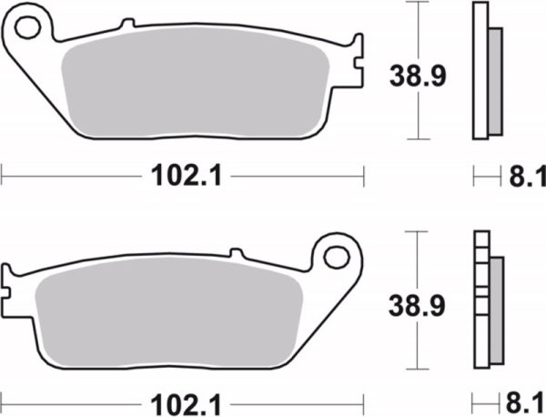 BREMBO Street Sintered Metal Brake pads - 07HO30SA