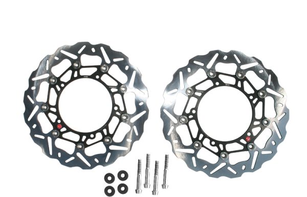 BRAKING SK2 Racing Wave Floating Oversize Brake Disc Kit - 320 OKWK01