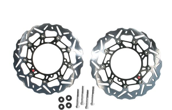 BRAKING SK2 Racing Wave Floating Oversize Brake Disc Kit - 320 OKWK07